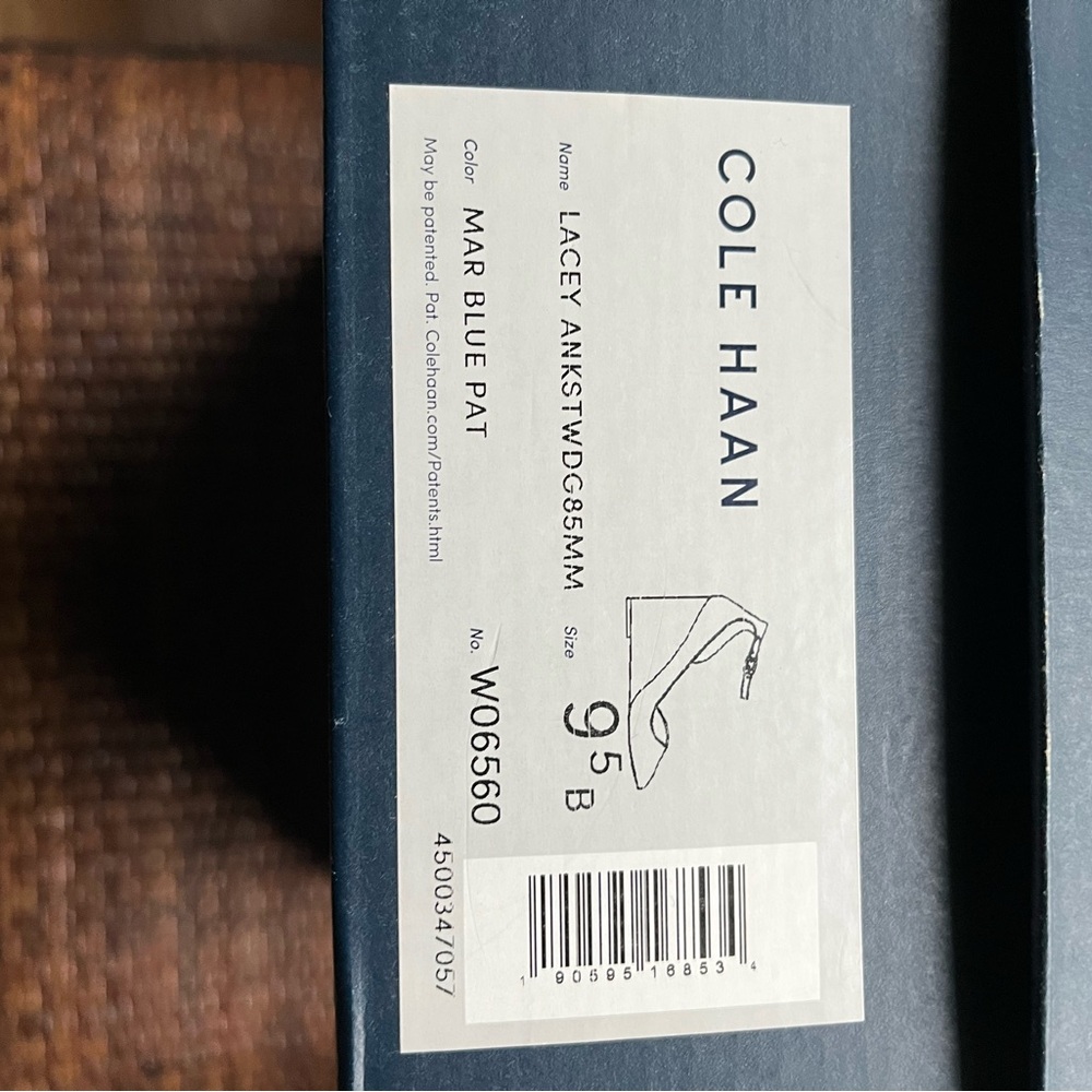 Cole Haan Women's Wedges in Marine Blue - Picture 5 of 5